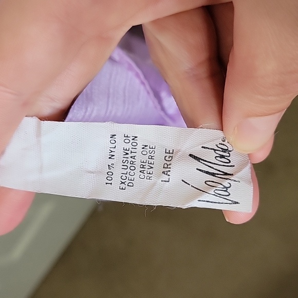 Vintage Hand Dyed Val Mode Nightgown & Robe Set Size Large - Picture 15 of 16